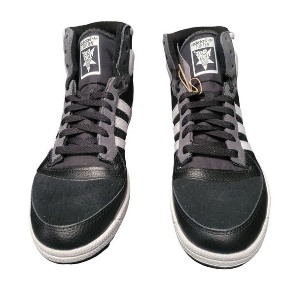 ADIDAS Mens Size's TOP TEN RB GX0742 BLACK WHITE BASKETBALL SHOES New In Box - Picture 2 of 8